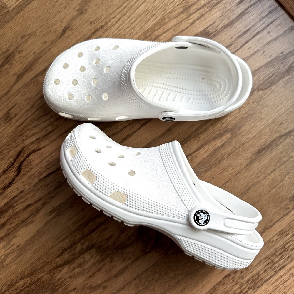 White CROCS